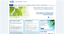 Desktop Screenshot of icashungary.com